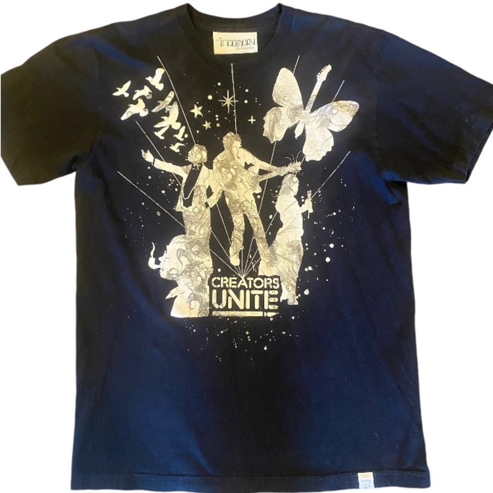 NWOT’ Imaginary Foundation Creators Unite Black Shirt